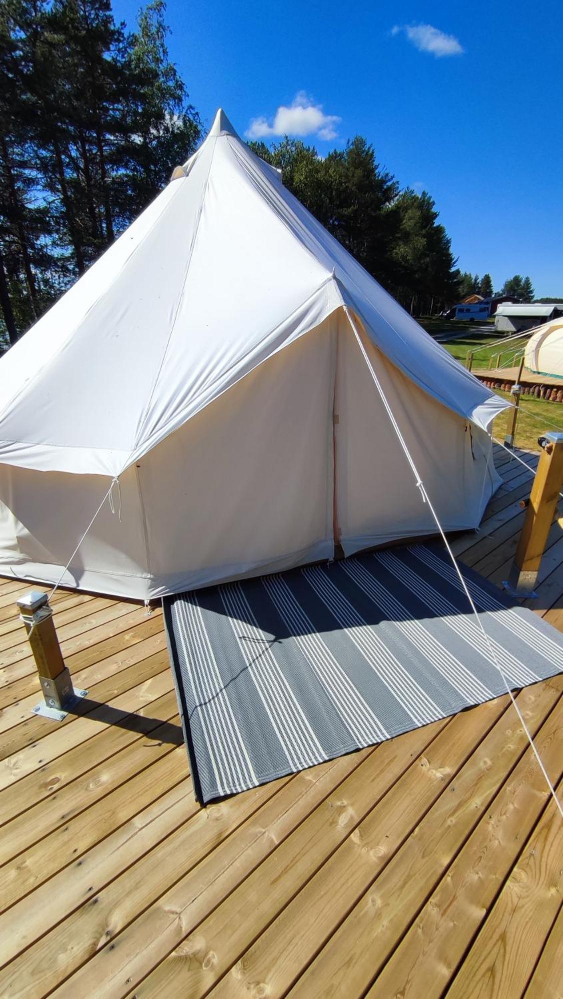 Glamping Taelt/Tent - Glampingzelt -Lodge - Sjoeutsikt Blattniksele Екстер'єр фото